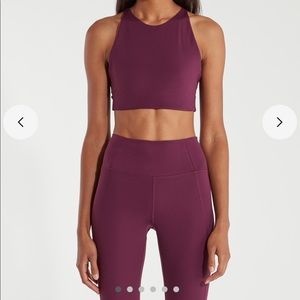 SOLD Girlfriend Collective Topanga Bra in Plum M